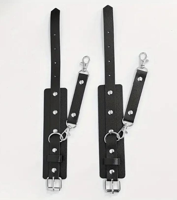 Leather Hand Cuffs.