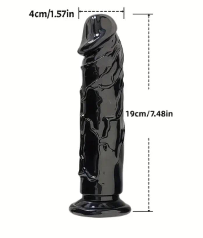 19cm Black Dildo.
