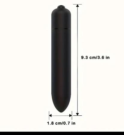 Black Mini Bullet Vibrator.